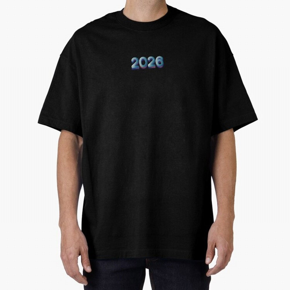 2026 Happy New Year Sticker Classic T-Shirt Turn Up for Match Day Hype around FIFA World Cup 2026 Group Stage, Messi, Spain, Tournament Hype, Historic Matchups, Family Viewing Parties and Global Sports Pride; Made for Collectors Who Enjoy Iconic