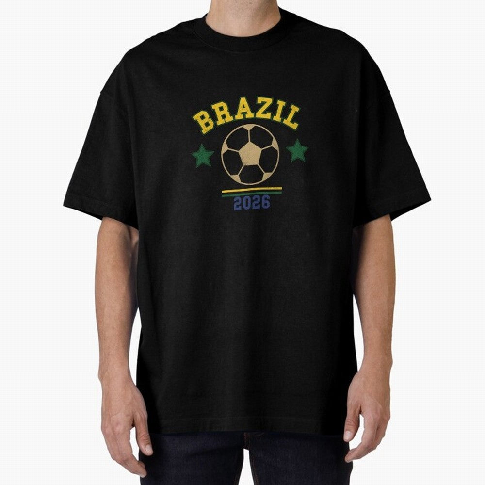 Brazil 2026 ¡ª Vintage Soccer Tee Classic T-Shirt Celebrate the Magic of the FIFA World Cup 2026 Journey through CR7 Highlights, Netherlands Pride, Soccer Culture, Superstar Moments, National Team Dreams and Competitive Fire; Perfect for Fans,