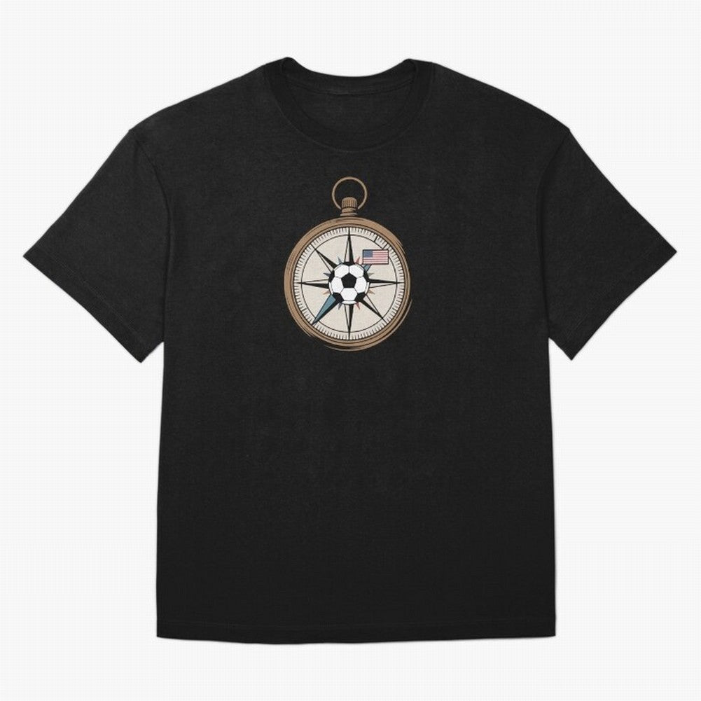 All Roads Lead to 2026 USA Compass Soccer World Cup Classic T-Shirt Celebrate Golden Goal Energy in Match Day Hype around FIFA World Cup 2026, CR7, Argentina and Brazil, Worldwide Fan Energy, Dramatic Goals, Stadium Lights and Championship