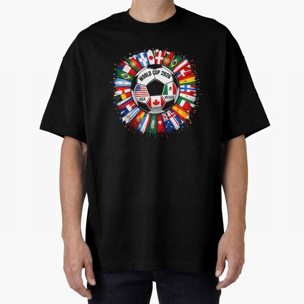 World Cup 2026 Shirt Soccer Tournament Fan Design International Flags Football Graphic Tee Sports Lover Gift Classic T-Shirt Join Supporters Worldwide for FIFA World Cup 2026 USA Canada Mexico Spirit, Built around England, Cristiano Ronaldo,