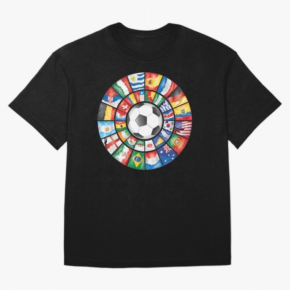 International Football Classic T-Shirt Stand Proud for FIFA World Cup 2026 USA Canada Mexico Spirit, Highlighting Argentina and Brazil, Haaland, Stadium Chants, National Pride, Trophy Dreams and Unforgettable Football Memories; Made for Collectors