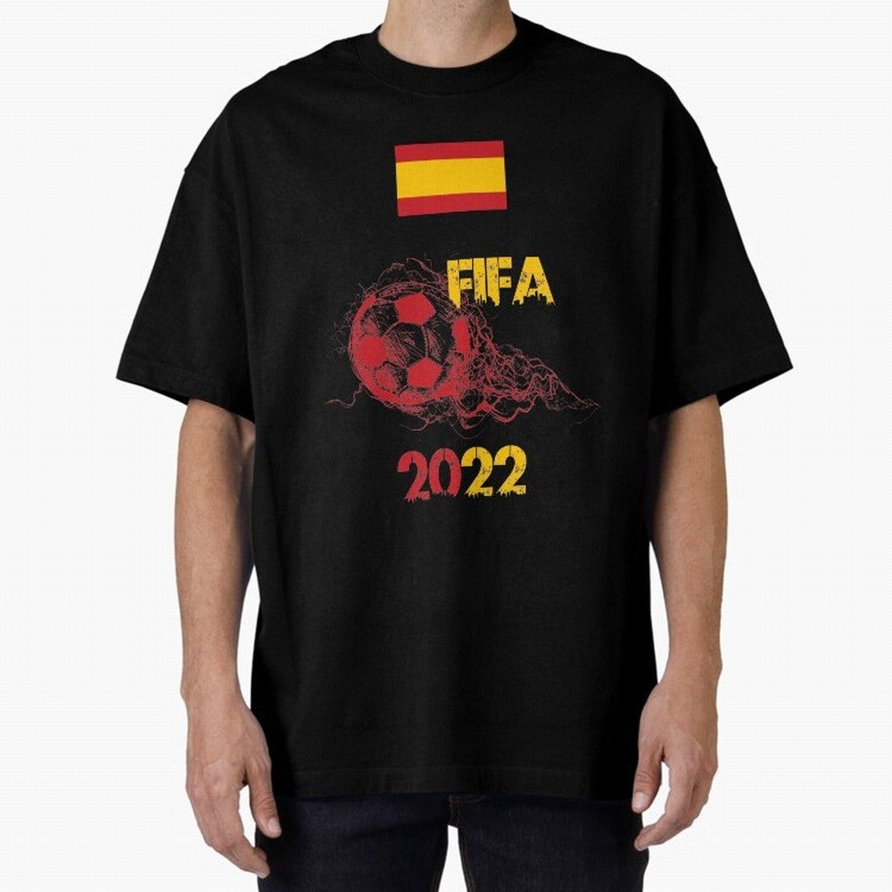World Cup Qatar 2022 Ispanya Classic T-Shirt Bring a Vintage Feel to FIFA World Cup 2026 Spirit, Capturing England, France and Netherlands, Mbappe, Vintage Soccer Flavor, Modern Football Stars, National Flags and Final Night Emotion; Great for