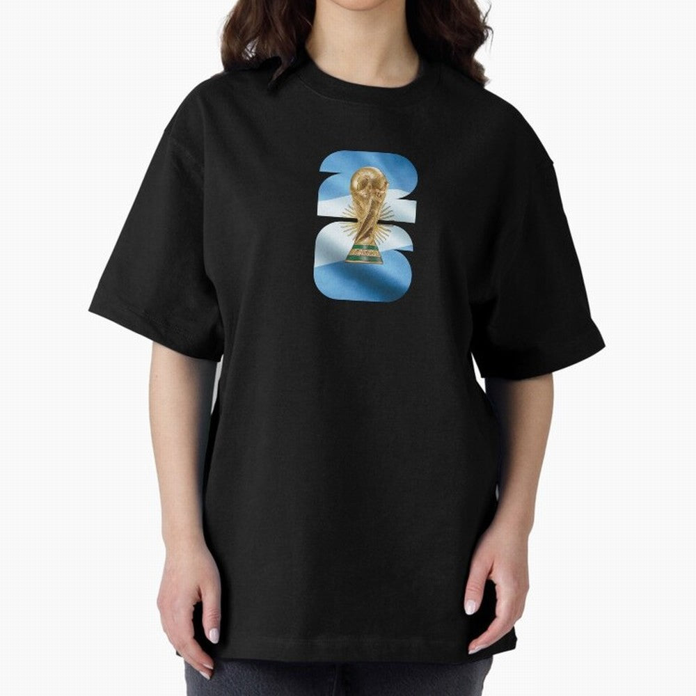 Argentina World Cup Classic T-Shirt Celebrate Classic Football Spirit in FIFA World Cup 2026 Group Stage for Fans of Haaland and Mbappe and Argentina, Bringing Football History, Final Match Energy, Crowd Noise and Once in a Lifetime Moments; Ideal