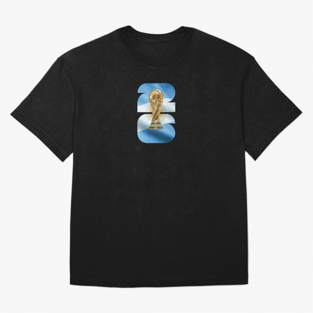 Argentina World Cup Classic T-Shirt Celebrate Classic Football Spirit in FIFA World Cup 2026 Group Stage for Fans of Haaland and Mbappe and Argentina, Bringing Football History, Final Match Energy, Crowd Noise and Once in a Lifetime Moments; Ideal