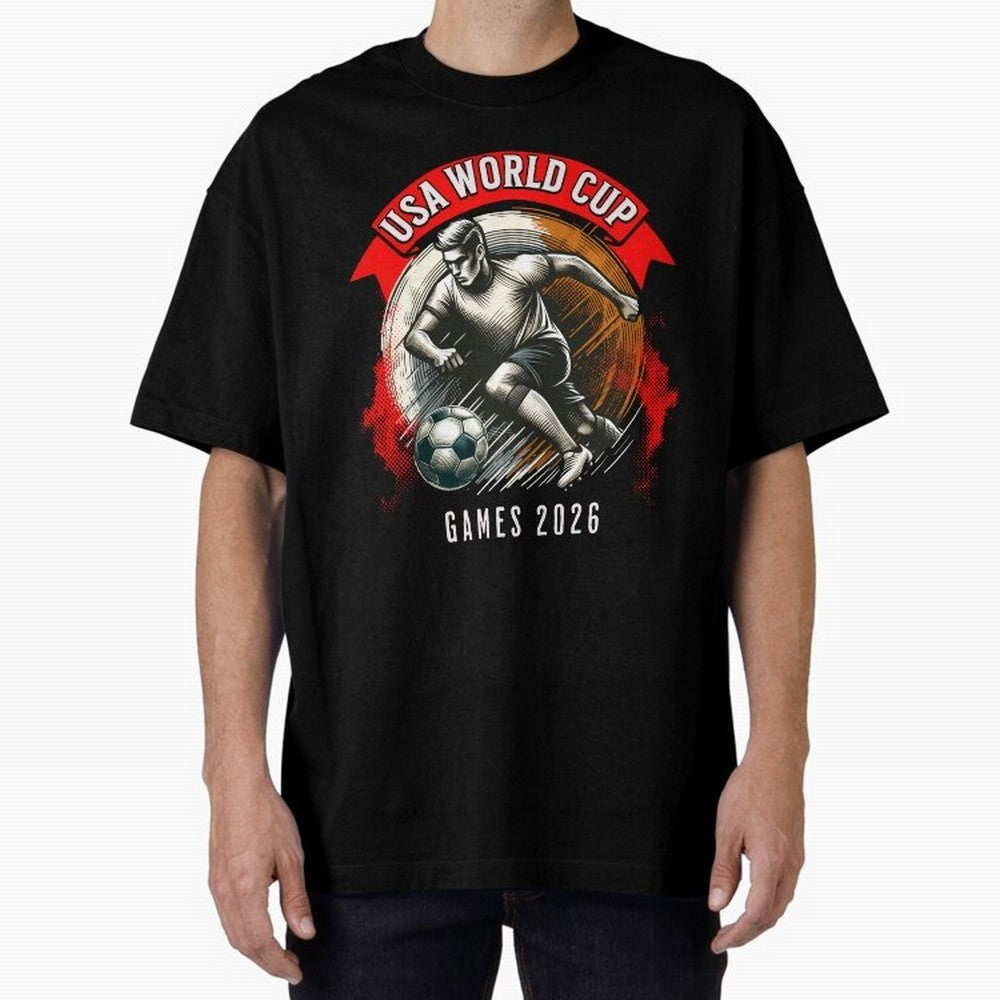 USA World Cup Classic T-Shirt Celebrate Supporters United by Global Football Passion for FIFA World Cup 2026 USA Canada Mexico, Filled with Mbappe, Germany, Worldwide Fan Energy, Dramatic Goals, Stadium Lights and Championship Celebrations; Ideal