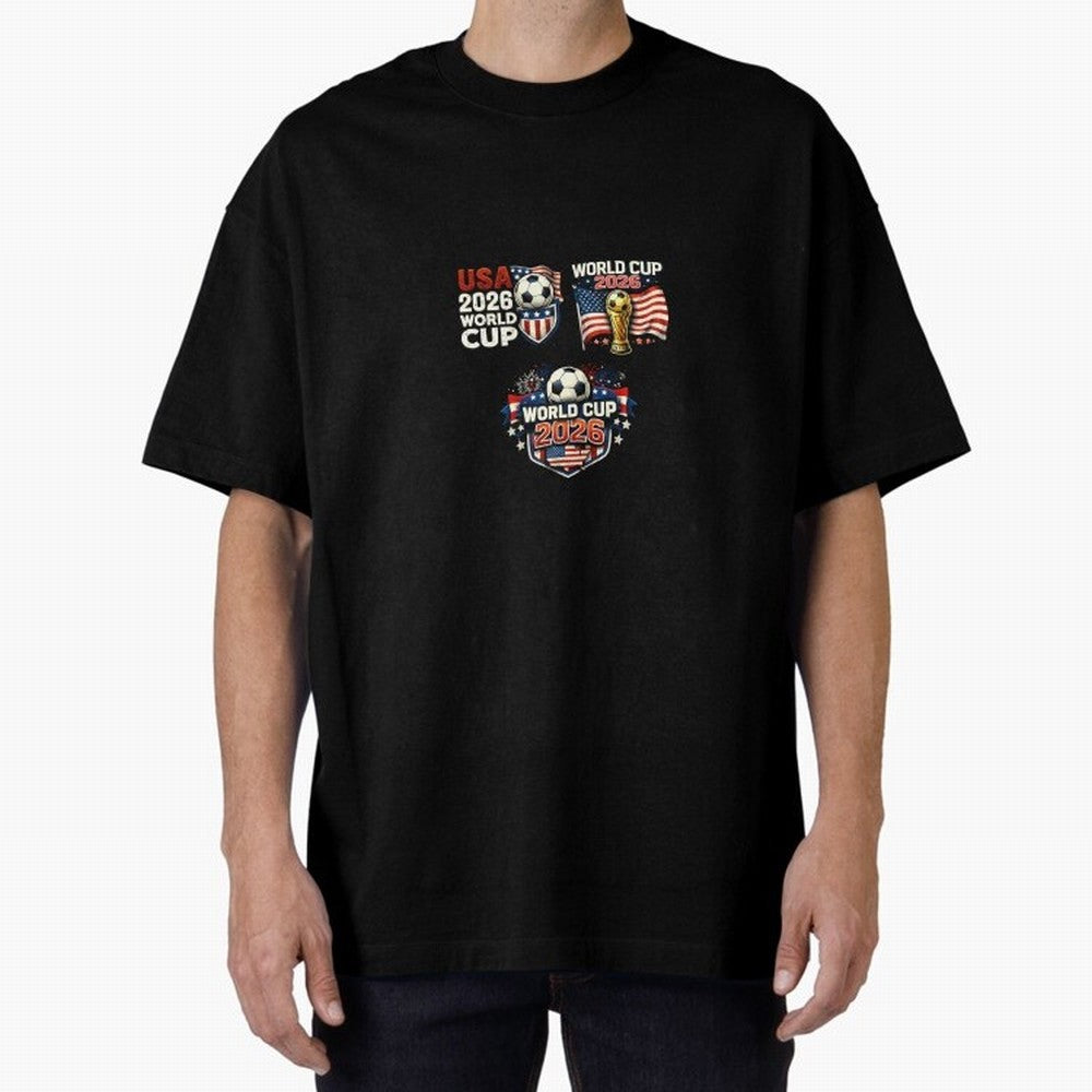 World Cup 2026 USA T-Shirt ¨C Soccer Football Fan Design | America Host Edition Classic T-Shirt Bring Champion Energy into Match Day Hype around FIFA World Cup 2026, Messi and Cristiano Ronaldo, Argentina and Brazil, Stadium Memories, Football
