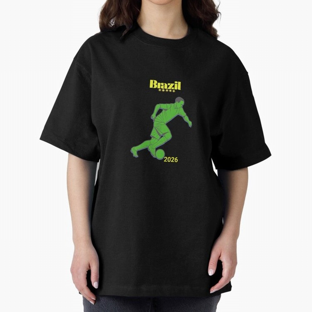 Brazil Soccer Classic T-Shirt Celebrate Football Heritage in FIFA World Cup 2026 Group Stage Spirit, Filled with Brazil, Haaland and Mbappe, Match Day Excitement, Supporter Culture, Golden Goals and Global Football Passion; Ideal for Football Dads,