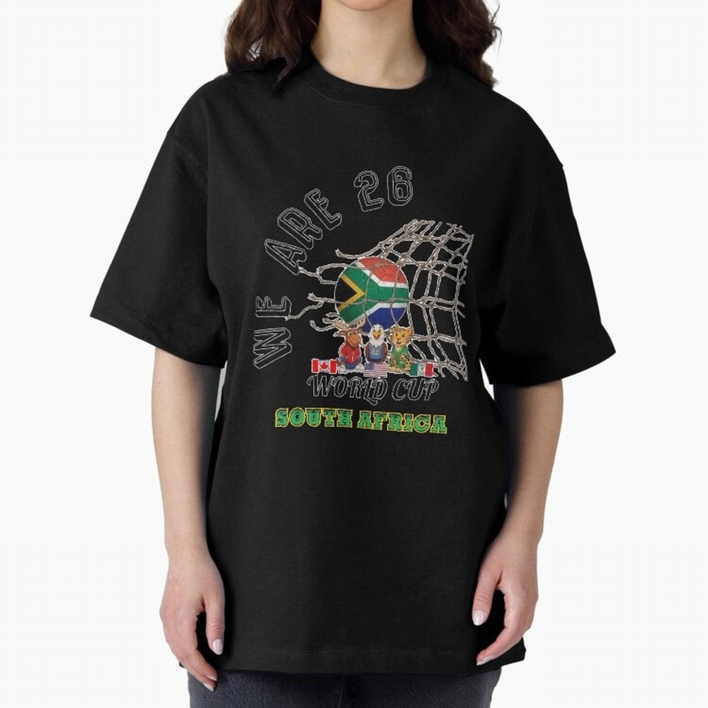 World cup 26 - South Africa Classic T-Shirt Celebrate the Next Chapter of Global Football Passion for FIFA World Cup 2026 USA Canada Mexico, with Haaland, Portugal, Global Supporter Spirit, Legendary Goals, National Colors and Tournament