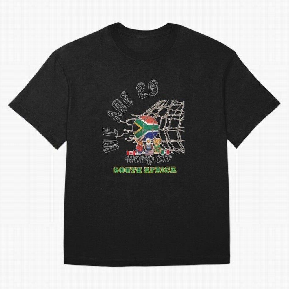 World cup 26 - South Africa Classic T-Shirt Celebrate the Next Chapter of Global Football Passion for FIFA World Cup 2026 USA Canada Mexico, with Haaland, Portugal, Global Supporter Spirit, Legendary Goals, National Colors and Tournament