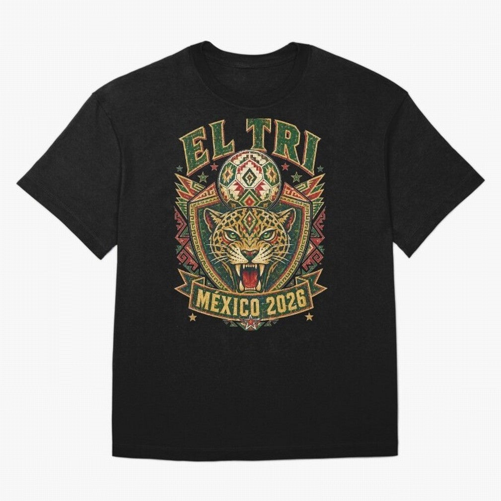 El Tri M¨¦xico 2026 World Cup Soccer T-Shirt Classic T-Shirt Bring a Champion Mindset to FIFA World Cup 2026 USA Canada Mexico for Fans of Mbappe and Netherlands, Bringing Soccer Culture, Superstar Moments, National Team Dreams and Competitive