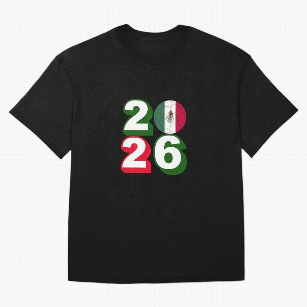 Mexico 2026 Soccer Ball Classic T-Shirt Celebrate Global Passion for the FIFA World Cup 2026 Group Stage Journey through CR7 and Messi Highlights, Argentina, France and Brazil Pride, Vintage Soccer Flavor, Modern Football Stars, National Flags and
