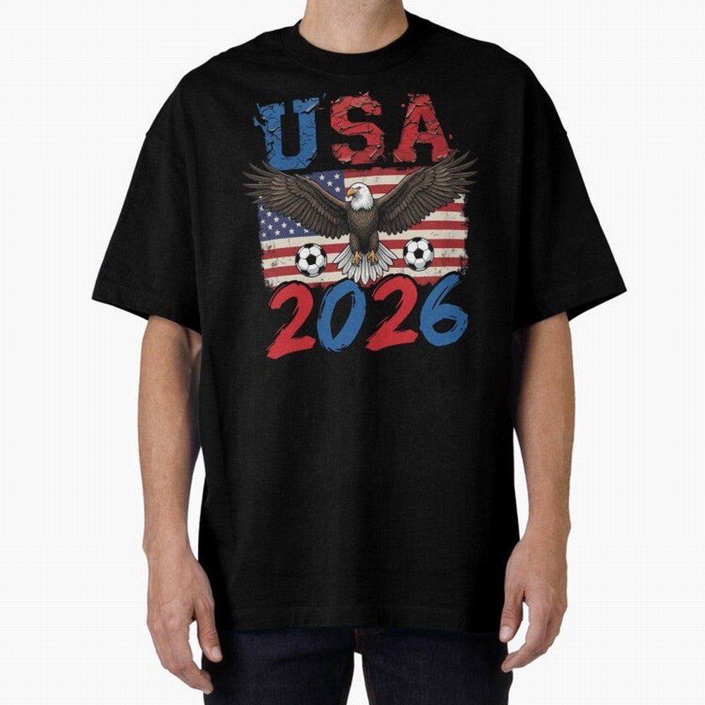 USA world cup 2026 soccer fan Classic T-Shirt Enjoy the Biggest Football Party of FIFA World Cup 2026 for Fans of Mbappe and Argentina, France and Brazil, Bringing Soccer Culture, Superstar Moments, National Team Dreams and Competitive Fire;