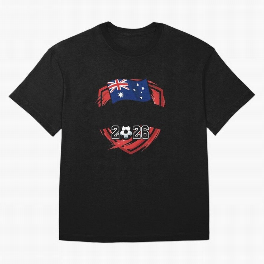 AUSTRALIA World Cup 2026 Poster ¨C AUSTRALIA Football Classic T-Shirt Celebrate the Magic of FIFA World Cup 2026 USA Canada Mexico Centered on Messi, France Energy, Match Day Excitement, Supporter Culture, Golden Goals and Global Football Passion;