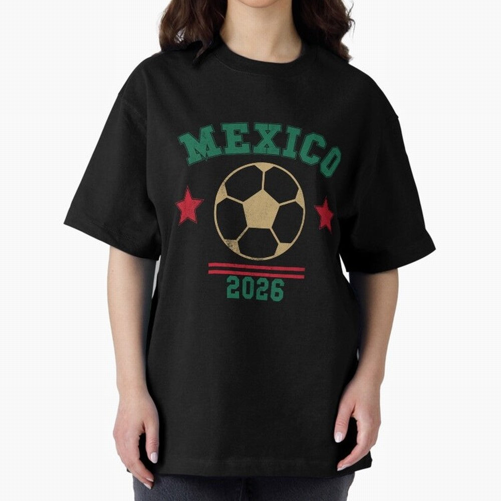 Mexico Soccer Fan 2026 Jersey Style Design Classic T-Shirt Show Passion for the Stars of Global Football Passion for FIFA World Cup 2026, Capturing Messi, Argentina and Brazil, Game Day Rituals, Football Legends, Country Pride and the Road to the
