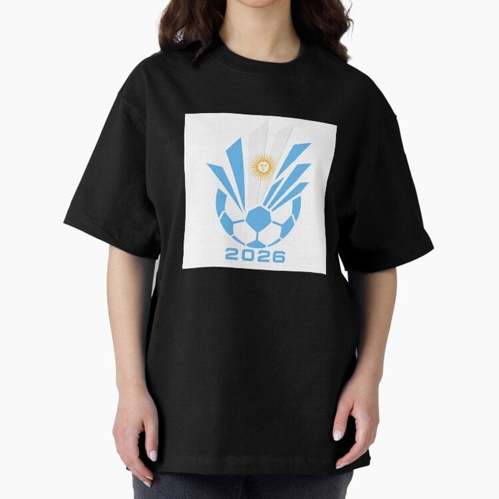 Argentina Soccer 2026 Sun Burst Emblem Classic T-Shirt Live for the Drama of Match Day Hype around FIFA World Cup 2026 USA Canada Mexico, Neymar, Haaland and Cristiano Ronaldo, Germany, Football History, Final Match Energy, Crowd Noise and Once in