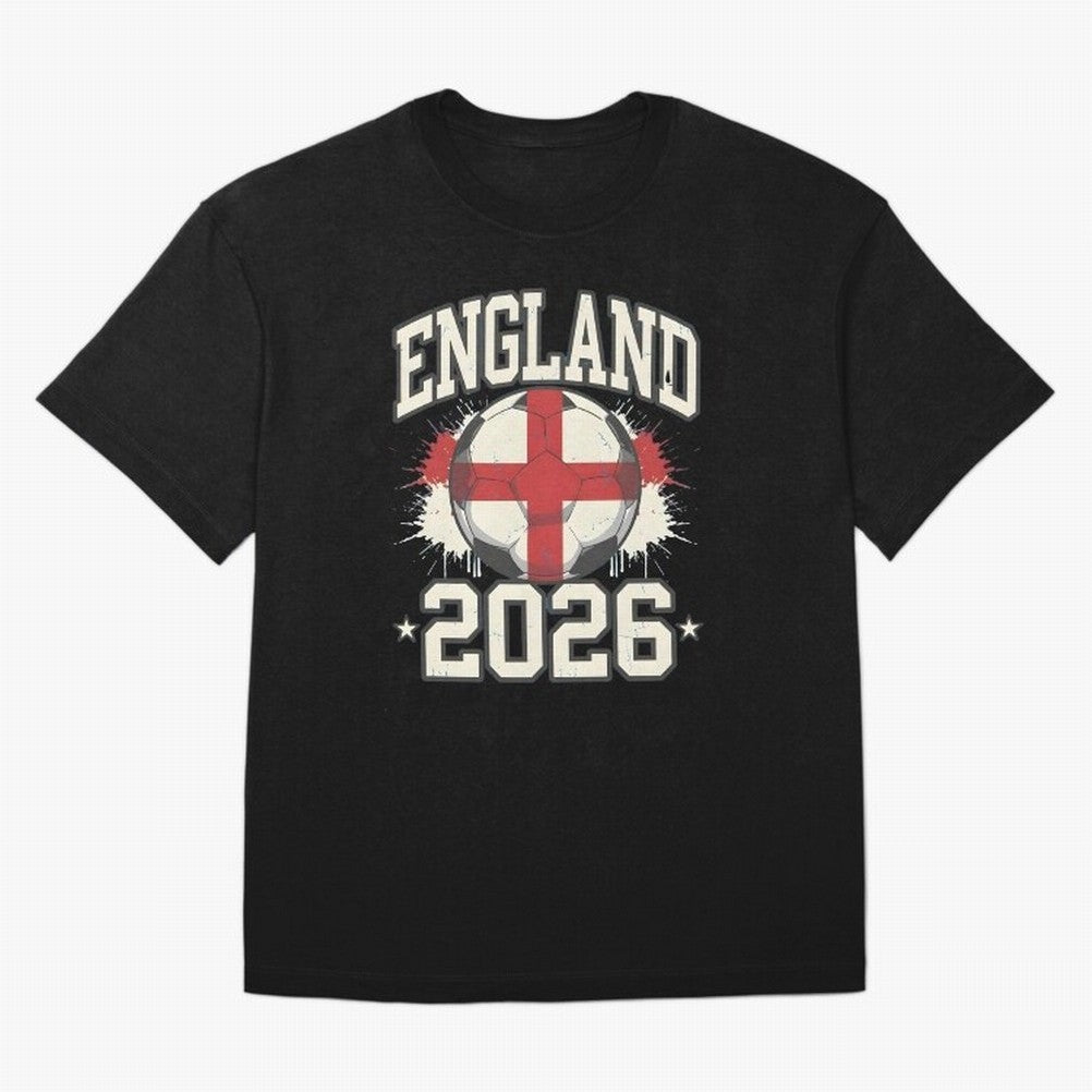 England 2026 World Cup for Football Fans and Teams Classic T-Shirt Show Fan Pride Across the FIFA World Cup 2026 Journey through Haaland and Mbappe Highlights, Portugal Pride, Champion Mindset, Group Stage Buzz, Knockout Tension and Passionate Fan