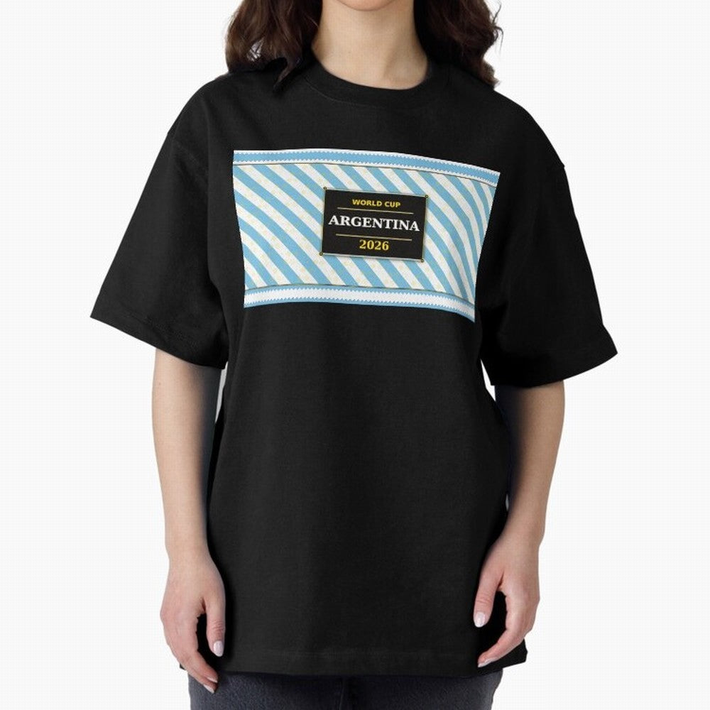Argentina Football Fan 2026 ¡ª Defending Champions Soccer Fan Gift Classic T-Shirt Support the Legends of Match Day Hype around FIFA World Cup 2026 Group Stage, CR7, Germany, Worldwide Fan Energy, Dramatic Goals, Stadium Lights and Championship