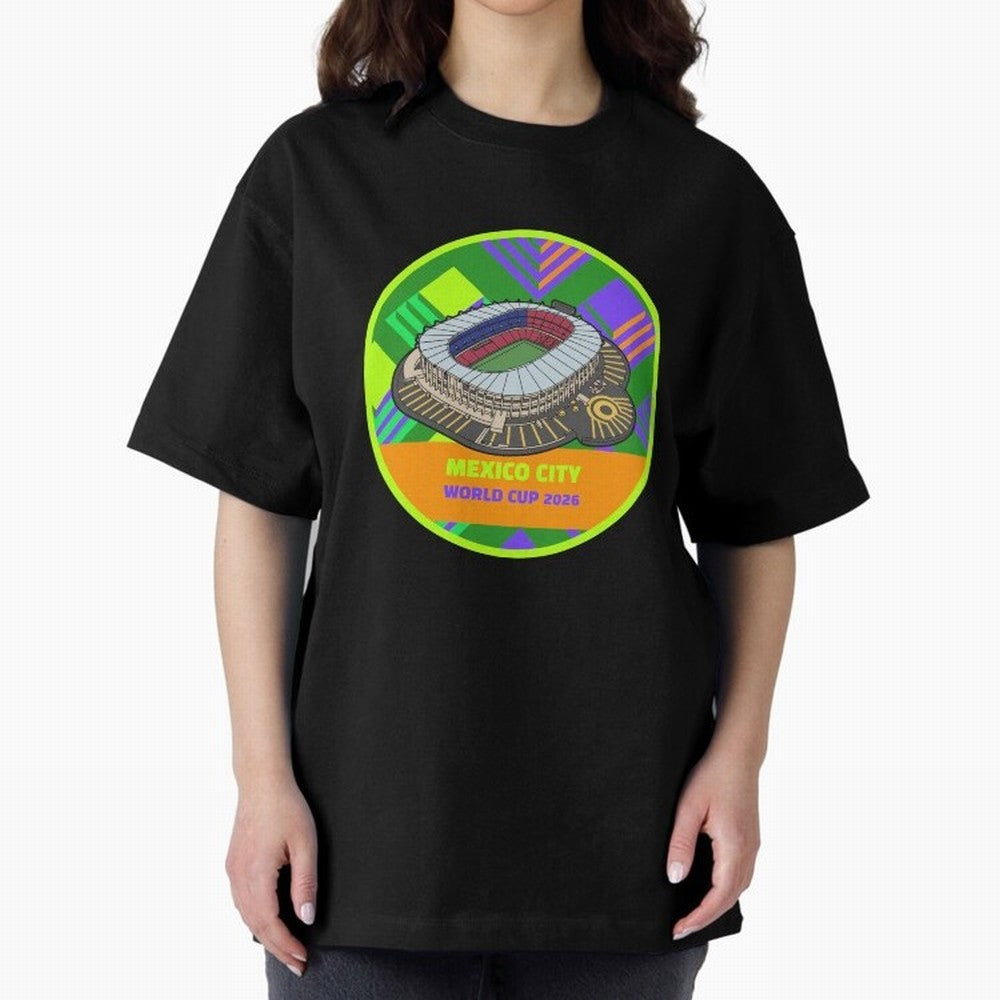 Mexico City World Cup 2026 Stadium Classic T-Shirt Feel the Trophy Chase of FIFA World Cup 2026 USA Canada Mexico Spirit, Inspired by Brazil, CR7 and Messi, Football Passion, Legendary Performances, Festival Vibes and Supporter Community; Made for