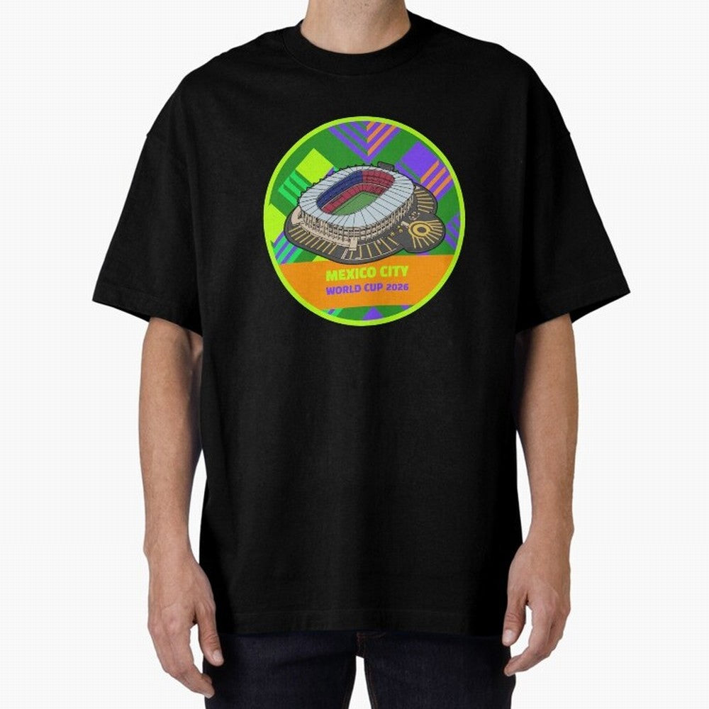 Mexico City World Cup 2026 Stadium Classic T-Shirt Feel the Trophy Chase of FIFA World Cup 2026 USA Canada Mexico Spirit, Inspired by Brazil, CR7 and Messi, Football Passion, Legendary Performances, Festival Vibes and Supporter Community; Made for