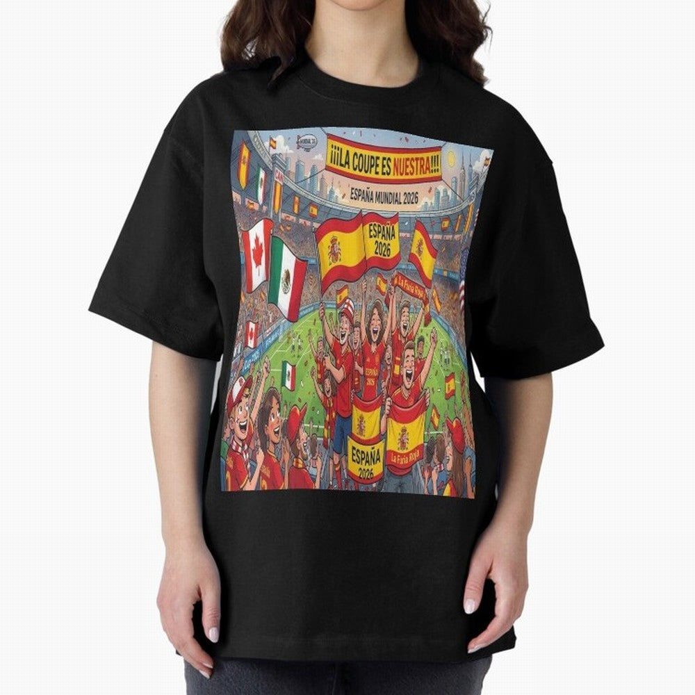 Spain World Cup 2026 - Stadium Classic T-Shirt Honor the FIFA World Cup 2026 USA Canada Mexico Journey through Haaland and Mbappe Highlights, France Pride, Goal Celebration Energy, Supporter Heritage, Football Icons and Worldwide Tournament Joy;