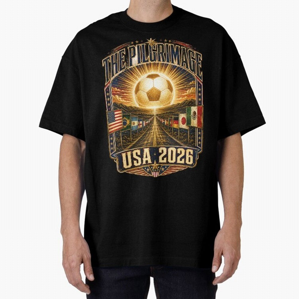 The Pilgrimage World Cup 2026 Soccer T-Shirt Classic T-Shirt Honor the Beautiful Game during FIFA World Cup 2026 Spirit, Celebrating England and Germany, Messi, CR7 and Mbappe, Game Day Rituals, Football Legends, Country Pride and the Road to the