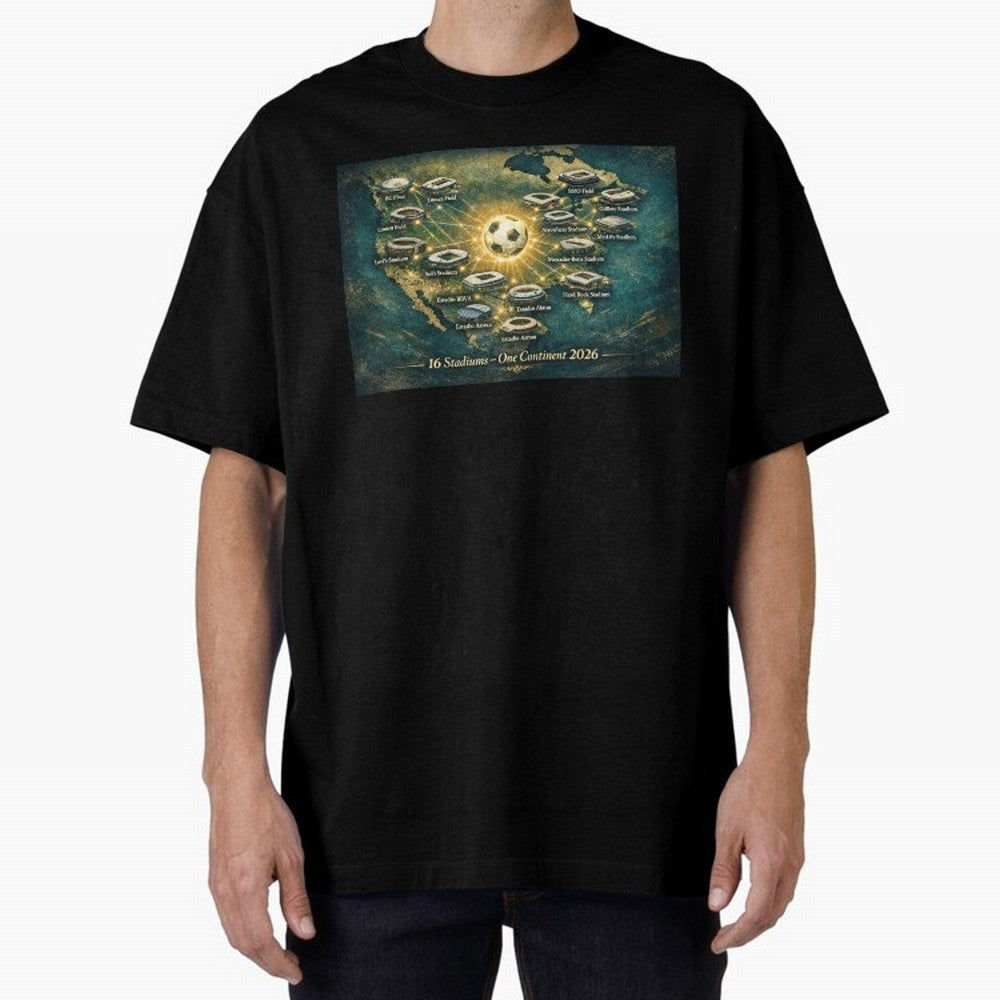 2026 Stadiums Across North America World Cup Classic T-Shirt Feel the Heartbeat of Global Football Passion for FIFA World Cup 2026 USA Canada Mexico, Made for Mbappe and Neymar, France, Goal Celebration Energy, Supporter Heritage, Football Icons