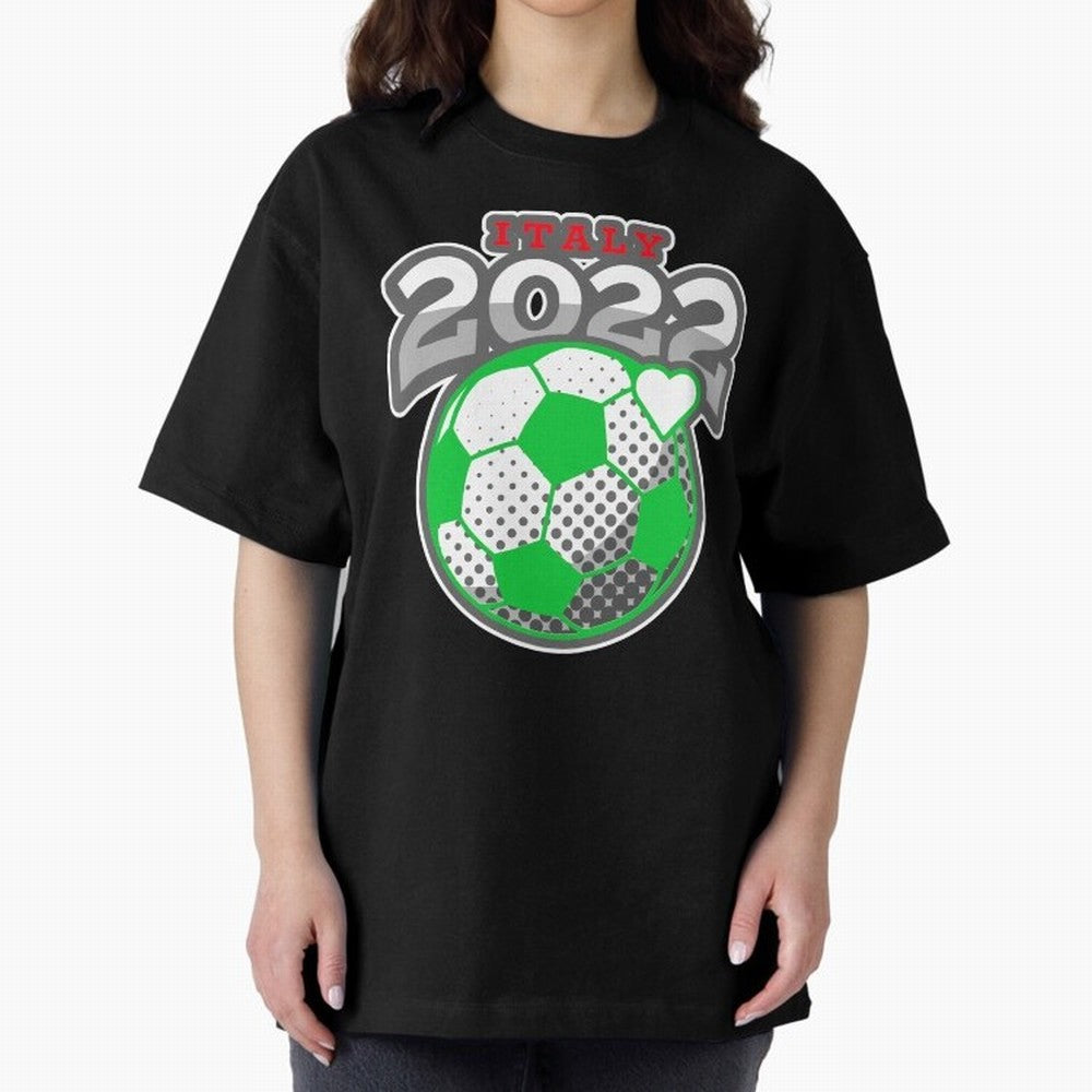 Italy Futbol Design 2022 Classic T-Shirt Support FIFA World Cup 2026 Group Stage Centered on Haaland and Mbappe, Spain and Netherlands Energy, Football Festival Excitement, Trophy Ambitions, Country Rivalries and Star Player Buzz; Ideal for