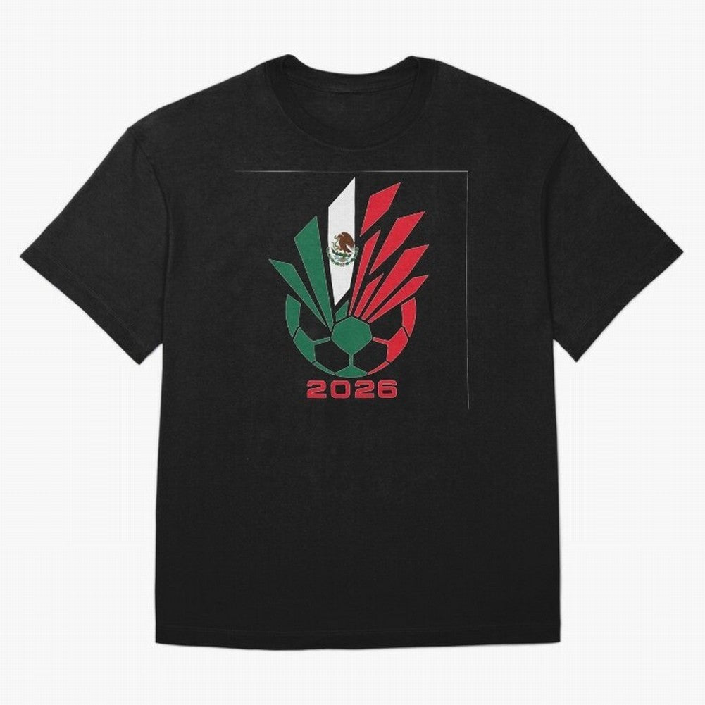 Mexican Soccer 2026 Flag Burst Emblem Classic T-Shirt Live the Energy of Match Day Hype around FIFA World Cup 2026 Group Stage, Messi, Neymar and Mbappe, England and Germany, Champion Mindset, Group Stage Buzz, Knockout Tension and Passionate Fan