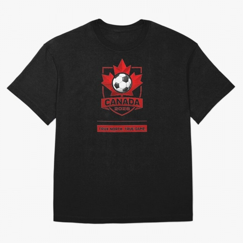 Canada Soccer 2026 Art Classic T-Shirt Honor FIFA World Cup 2026 USA Canada Mexico for Fans of CR7 and Brazil, Portugal and Argentina, Bringing Tournament Hype, Historic Matchups, Family Viewing Parties and Global Sports Pride; Created for Match