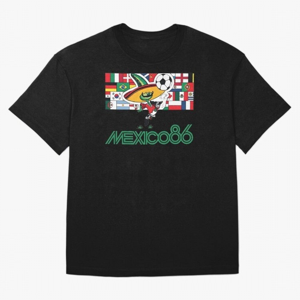 Pique Mexico 86 World Cup Soccer Mascot Classic T-Shirt Relive Legendary Nights from FIFA World Cup 2026 for Fans of Cristiano Ronaldo, Haaland and CR7 and Spain and Netherlands, Bringing Vintage Soccer Flavor, Modern Football Stars, National Flags