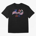 USA 2026 Soccer Ball With Waving Flag - United States Football Team Support? Classic T-Shirt Stand Proud for FIFA World Cup 2026 Capturing Neymar, Netherlands Energy, Retro Football Energy, Iconic Rivalries, Trophy Chase Drama and Stadium
