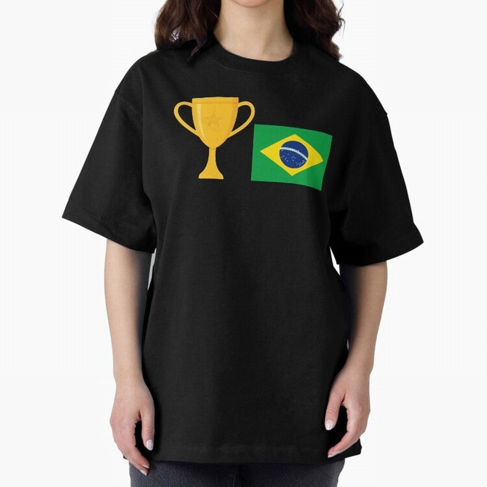 Brazil Soccer Team Fan Football Brazilian Flag 2022 T-Shirt - Brazil T shirt Soccer - Brazil Flag Vintage - Brazilian Classic T-Shirt Share Global Football Passion for FIFA World Cup 2026 Group Stage, Celebrating Messi, Neymar and Mbappe, Spain and