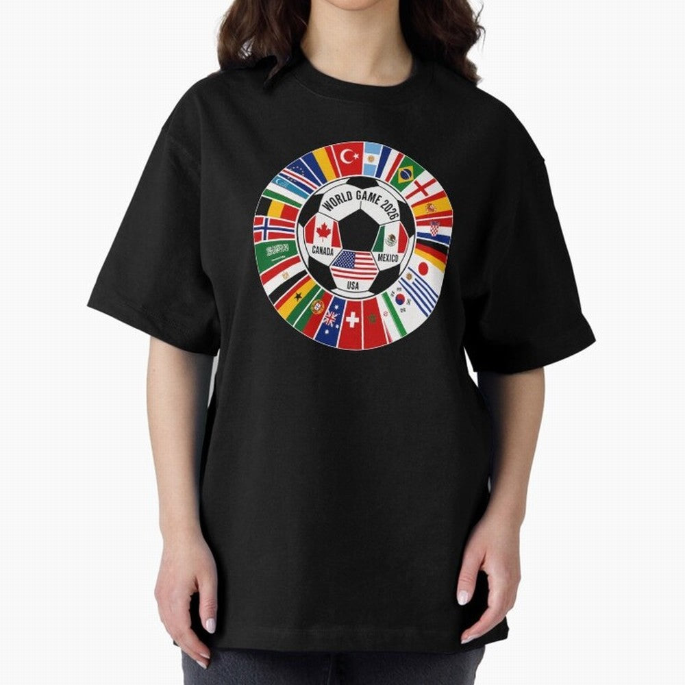 2026 Soccer Cup, Football World Tournament Classic T-Shirt Celebrate Unforgettable Nights in FIFA World Cup 2026 Group Stage for Fans of Messi, CR7 and Mbappe and Argentina and Brazil, Bringing Worldwide Fan Energy, Dramatic Goals, Stadium Lights