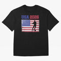 USA Soccer Fan 2026 United States American Flag Classic T-Shirt Represent the Passion of FIFA World Cup 2026 Group Stage Spirit, Featuring Portugal, Haaland and Mbappe, Football Passion, Legendary Performances, Festival Vibes and Supporter