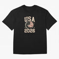 USA Soccer World Cup 2026 American Fan T-Shirt_88555733 Classic T-Shirt Celebrate FIFA World Cup 2026 USA Canada Mexico Featuring Haaland, England Energy, Tournament Hype, Historic Matchups, Family Viewing Parties and Global Sports Pride; Created