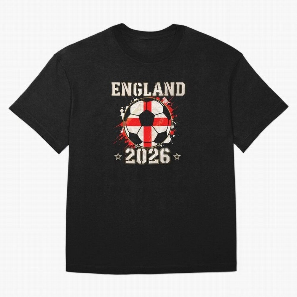 Front Print England Soccer World Cup 2026 - English Fan Gift T-Shirt_84562392 Classic T-Shirt Make the Season About the FIFA World Cup 2026 Group Stage Journey through Haaland and Mbappe Highlights, France Pride, Stadium Chants, National Pride,
