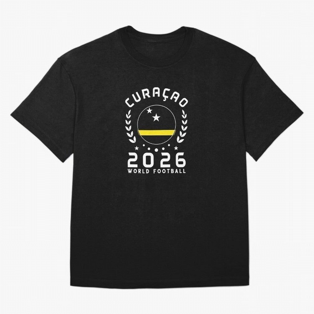 World Cup 2026 Curacao Football Fan Curacaoan Supporter T-Shirt_85310550 Classic T-Shirt Bring a Champion Mindset to FIFA World Cup 2026 Group Stage Spirit, Featuring England, France and Netherlands, Messi, Neymar and Mbappe, Match Day Excitement,