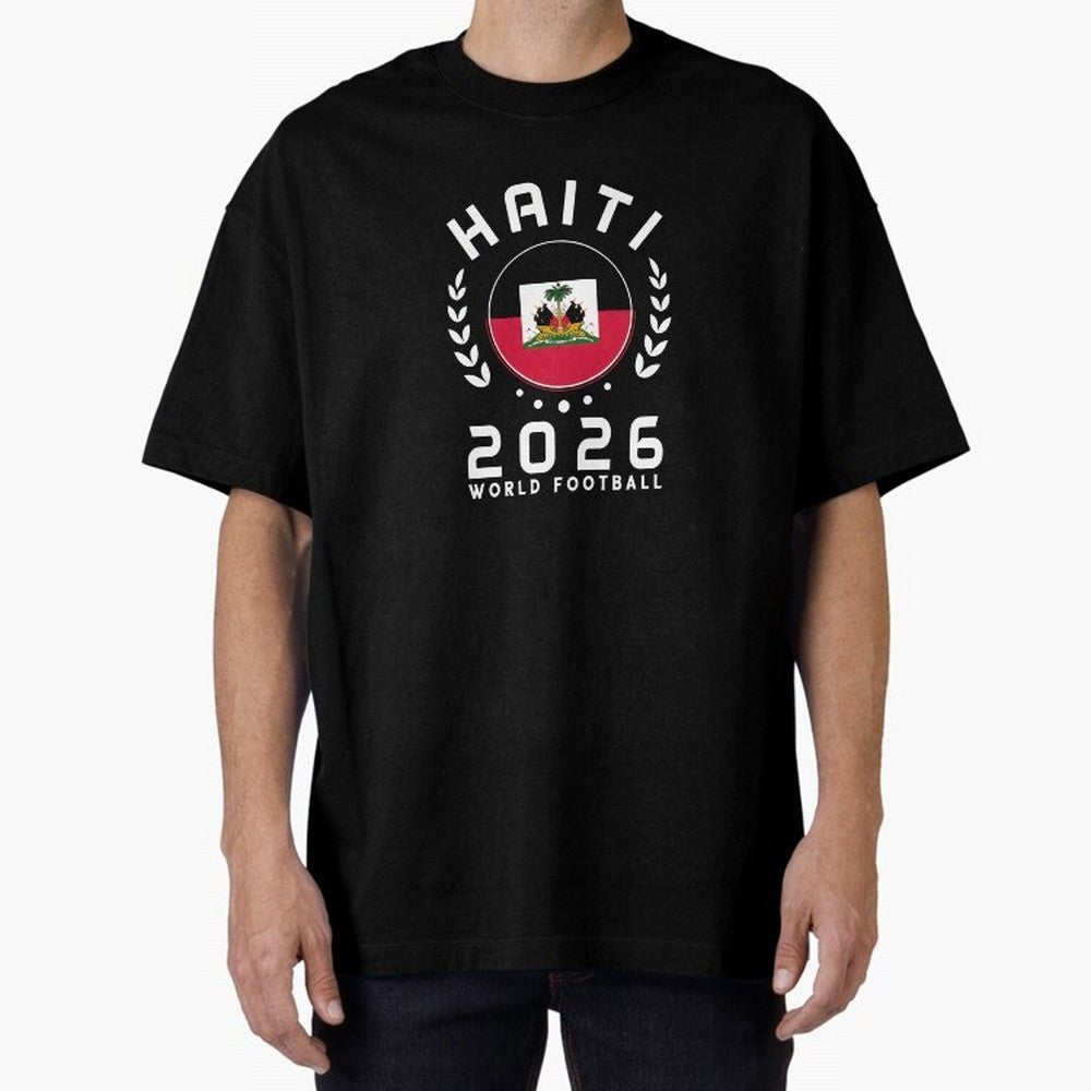 World Cup 2026 Haiti Football Fan Haitian Supporter T-Shirt_84687246 Classic T-Shirt Celebrate Global Football Passion for FIFA World Cup 2026 USA Canada Mexico, Filled with Messi and Cristiano Ronaldo, England, Championship Spirit, Famous Goals,
