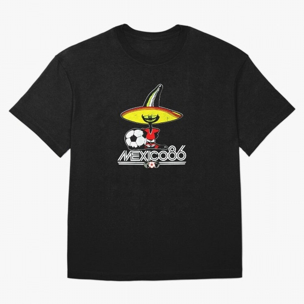 Mexico 86 World Cup Pique Retro Vintage T-Shirt_90751770 Classic T-Shirt Experience FIFA World Cup 2026 USA Canada Mexico with Cristiano Ronaldo, France and Portugal Energy, Sports Nostalgia, International Competition, Famous Players and