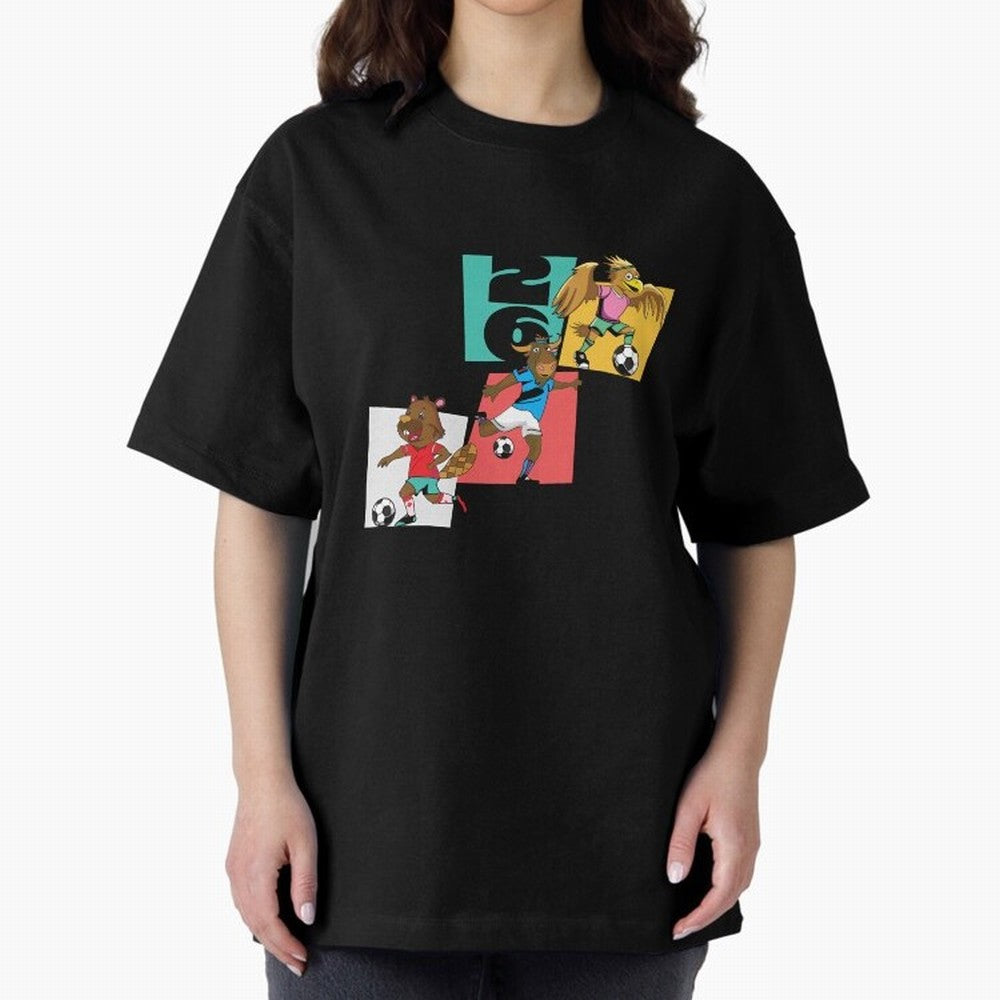 North America Mascots 2 T-Shirt_83568192 Classic T-Shirt Show Your Love for the FIFA World Cup 2026 USA Canada Mexico Journey through Messi Highlights, England Pride, Classic Soccer Heritage, Championship Pressure, Fan Loyalty and International