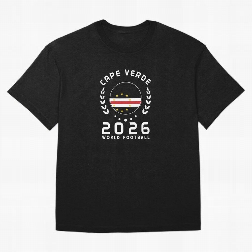 World Cup 2026 Cape Verde Football Fan Cape Verdean Supporter Gift T-Shirt_85310196 Classic T-Shirt Celebrate FIFA World Cup 2026 Group Stage for Fans of Mbappe and Neymar and Brazil, Bringing Soccer Culture, Superstar Moments, National Team Dreams