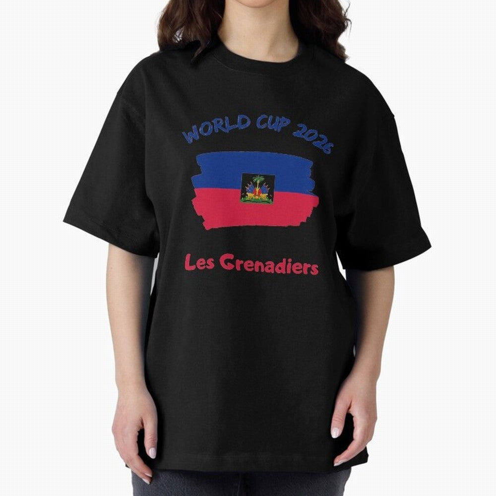 Haiti Football Fan Haitian Soccer Supporter National Team Pride Caribbean 2026 T-Shirt_90544900 Classic T-Shirt Represent Football Lovers during the FIFA World Cup 2026 Group Stage Journey through Cristiano Ronaldo Highlights, Spain and Netherlands