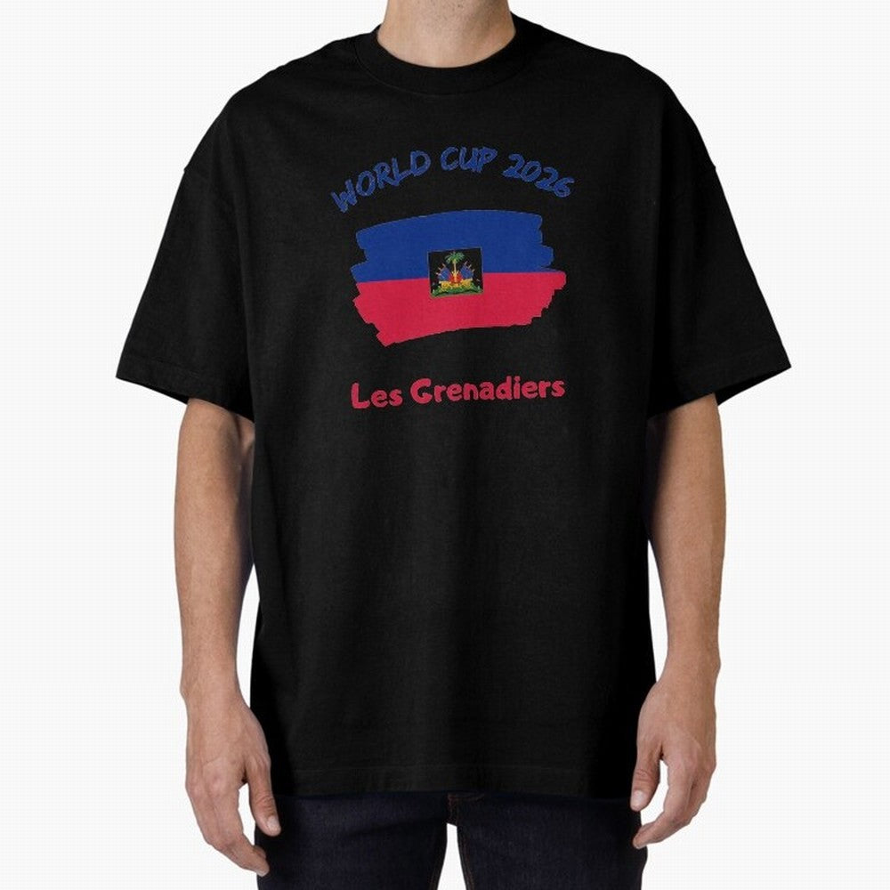 Haiti Football Fan Haitian Soccer Supporter National Team Pride Caribbean 2026 T-Shirt_90544900 Classic T-Shirt Represent Football Lovers during the FIFA World Cup 2026 Group Stage Journey through Cristiano Ronaldo Highlights, Spain and Netherlands