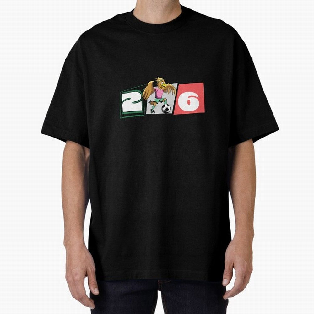 Mexico World Cup 2026 Horizontal T-Shirt_83569561 Classic T-Shirt Celebrate the Biggest Stage of FIFA World Cup 2026 Group Stage for Fans of Messi, CR7 and Mbappe and France and Portugal, Bringing Champion Mindset, Group Stage Buzz, Knockout