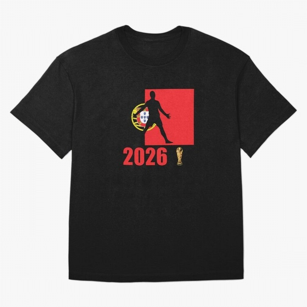 Portugal World Cup 2026 T-Shirt_84815867 Classic T-Shirt Get Ready for FIFA World Cup 2026 Group Stage for Fans of Mbappe and Neymar and Brazil, Portugal and Argentina, Bringing Supporter Pride, Iconic Celebrations, Legendary Names and Global Match