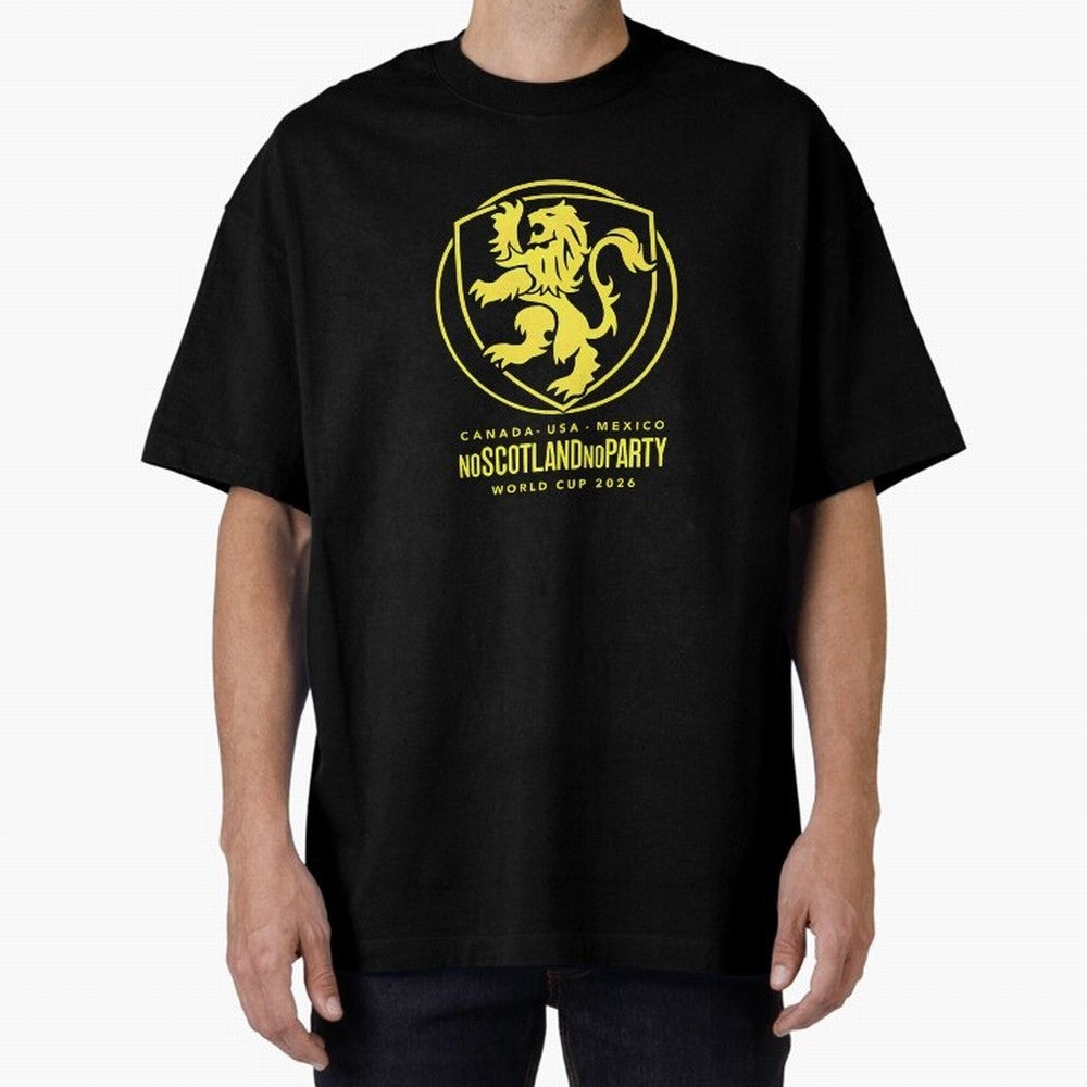 Scotland World Cup 2026 No Scotland No Party T-Shirt_83987455 Classic T-Shirt Create FIFA World Cup 2026 USA Canada Mexico Spirit, Celebrating England, Mbappe and Neymar, Fan Favorite Moments, National Team Passion, Big Match Drama and Soccer