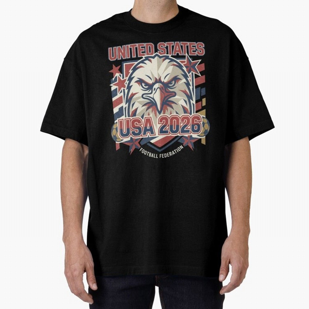 USA 2026 Retro Vintage World Cup Classic T-Shirt Join Supporters Worldwide for Global Football Passion for FIFA World Cup 2026 Group Stage, Connected to Messi and Cristiano Ronaldo, Brazil, Championship Spirit, Famous Goals, Roaring Crowds and