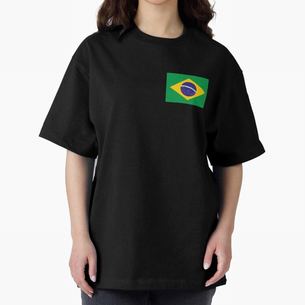 Brazil Flag Classic T-Shirt Celebrate Global Passion for Global Football Passion for FIFA World Cup 2026 USA Canada Mexico, Highlighting Haaland and Mbappe, France, Global Supporter Spirit, Legendary Goals, National Colors and Tournament