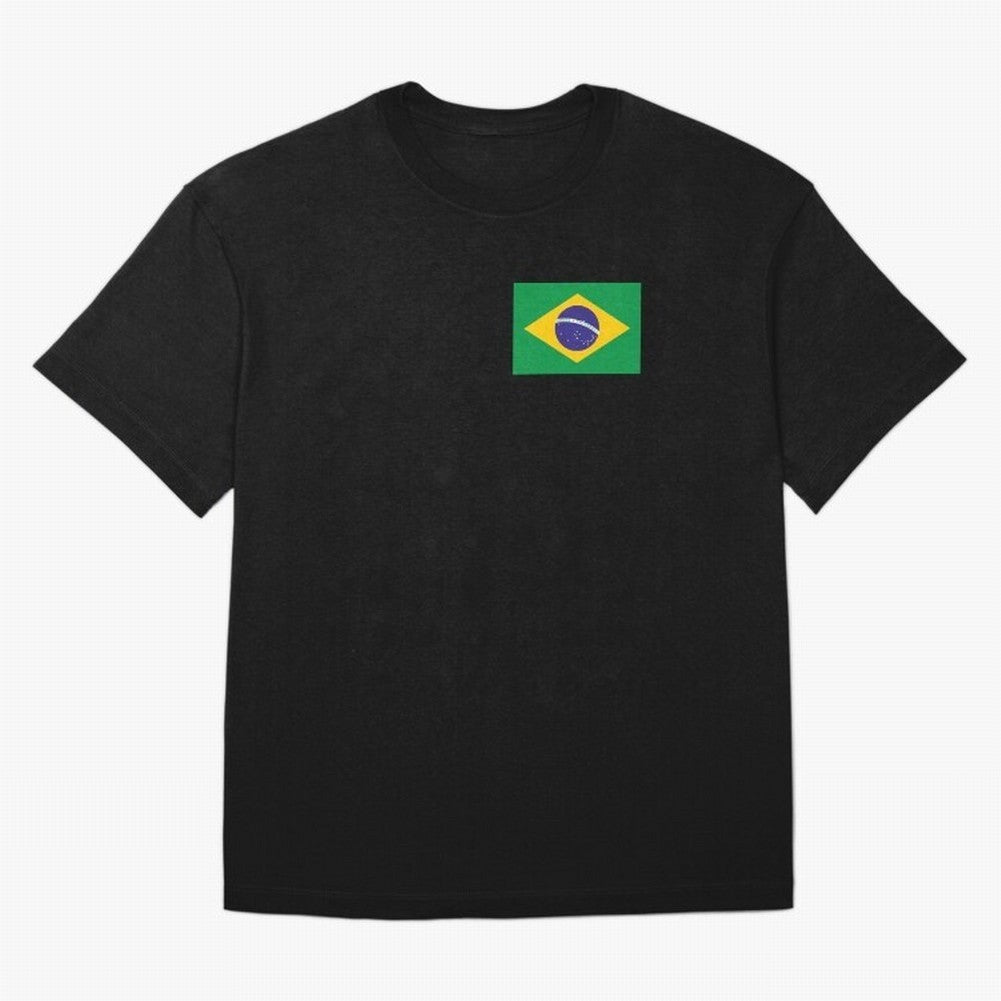 Brazil Flag Classic T-Shirt Celebrate Global Passion for Global Football Passion for FIFA World Cup 2026 USA Canada Mexico, Highlighting Haaland and Mbappe, France, Global Supporter Spirit, Legendary Goals, National Colors and Tournament