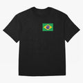 Brazil Flag Classic T-Shirt Celebrate Global Passion for Global Football Passion for FIFA World Cup 2026 USA Canada Mexico, Highlighting Haaland and Mbappe, France, Global Supporter Spirit, Legendary Goals, National Colors and Tournament